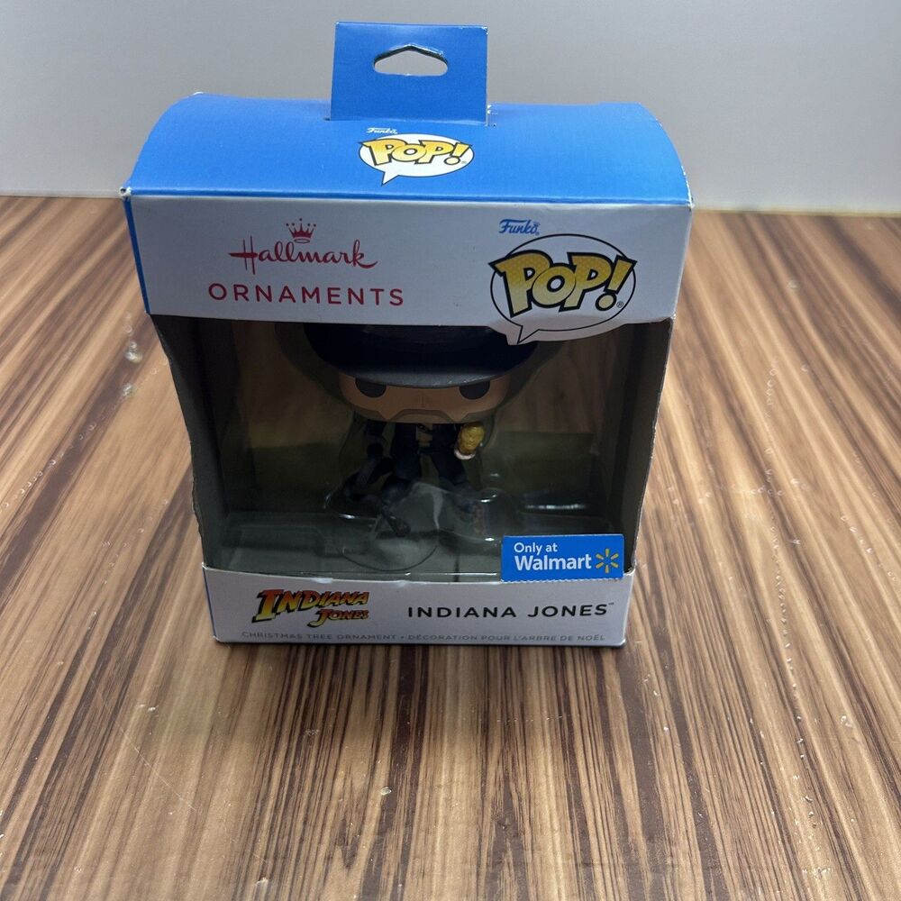 NEW 2022 Hallmark Funko Pop! INDIANA JONES Walmart Exclusive Christmas Ornament